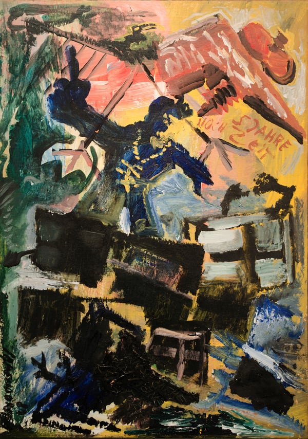JÖRG IMMENDORFF Ansprache an meine Bilder, 1981 Oil on canvas 99 x 70 cm 39 x 27 1/2 in