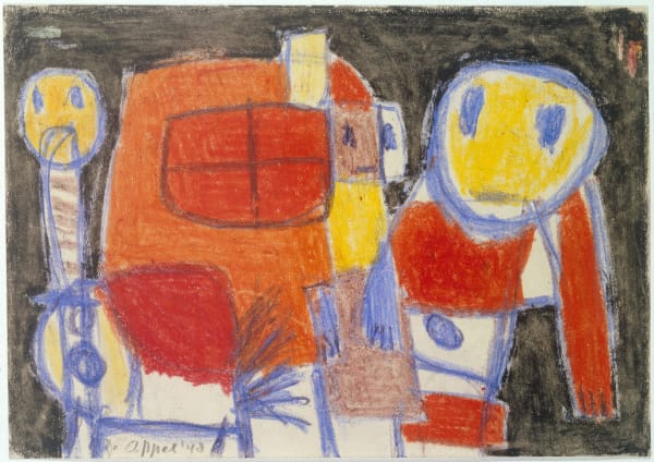 KAREL APPEL, Untitled, 1948