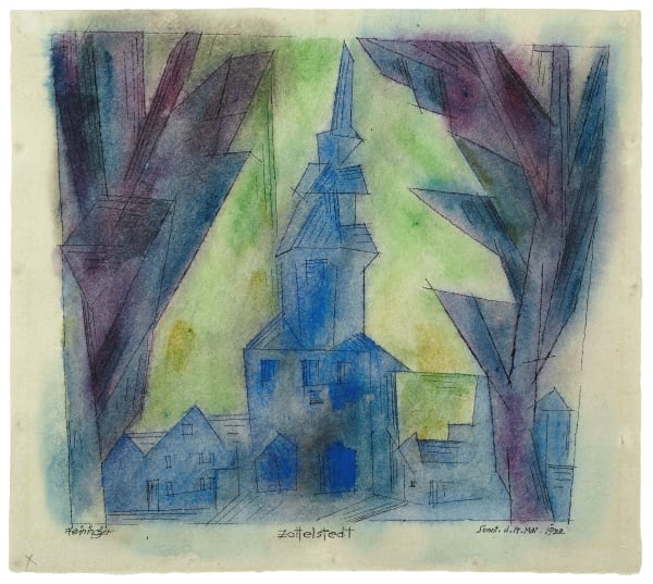 LYONEL FEININGER, Zottelstedt, 1922