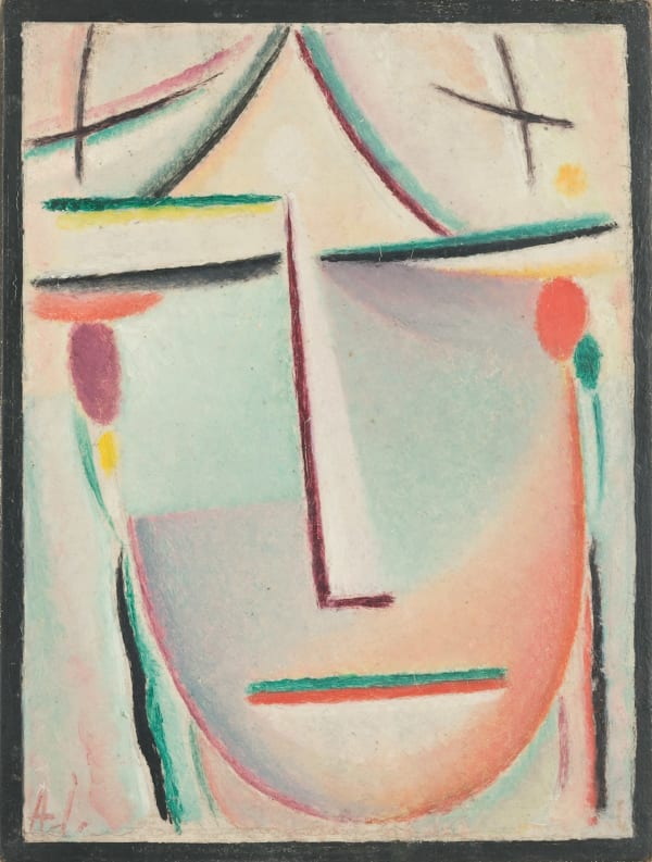 ALEXEJ VON JAWLENSKY, Kleines Heilandsgesicht, 1921