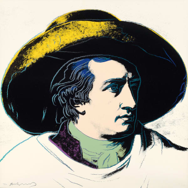 ANDY WARHOL, Goethe, 1982