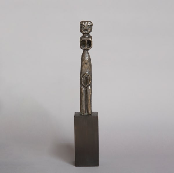 A. R. PENCK Weibliches Idol, ca. 1989 Bronze with dark-brown patina 34,5 x 5 x 4 cm 13 3/8 x 2 x 1 5/8 in Edition of 6 + 0