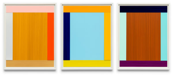 IMI KNOEBEL Anima Mundi 22-3 Ed. I,, 2013/2015 Acrylic on plastic foil collage each: 46 x 36 cm each: 18 1/8 x 14 1/8 in