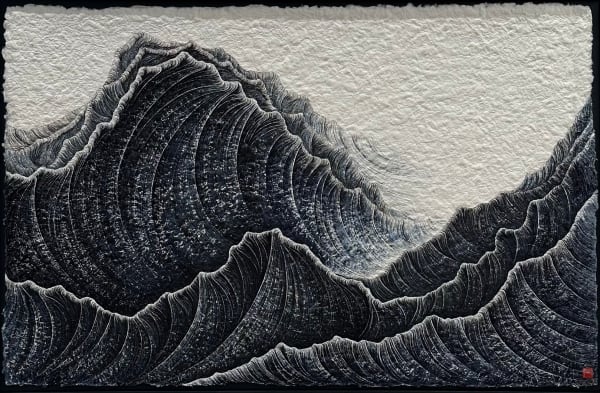 Lee Hyun-Joung Collission - 2024 100 x 130 x 3.5 cm