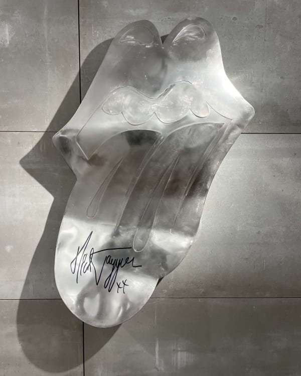 Geronimo AKA Jumping Bull, Back to Roots BIG signed by Mick Jagger