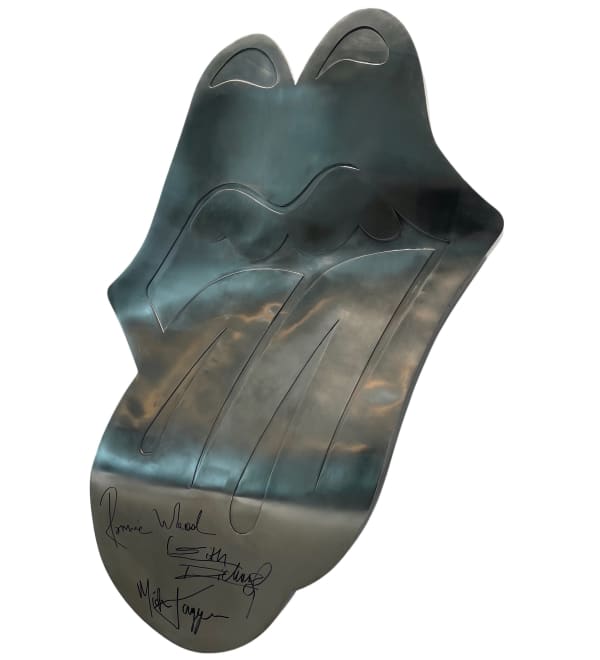 Geronimo AKA Jumping Bull, Back to the Roots Signed by the 3 Rolling Stones members