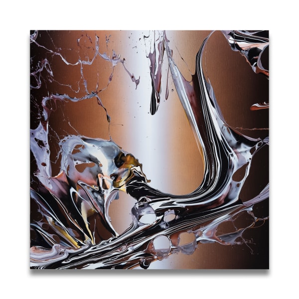 Katrin Fridriks The Golden Consciousness Expansion 100 x 100 x 5 cm