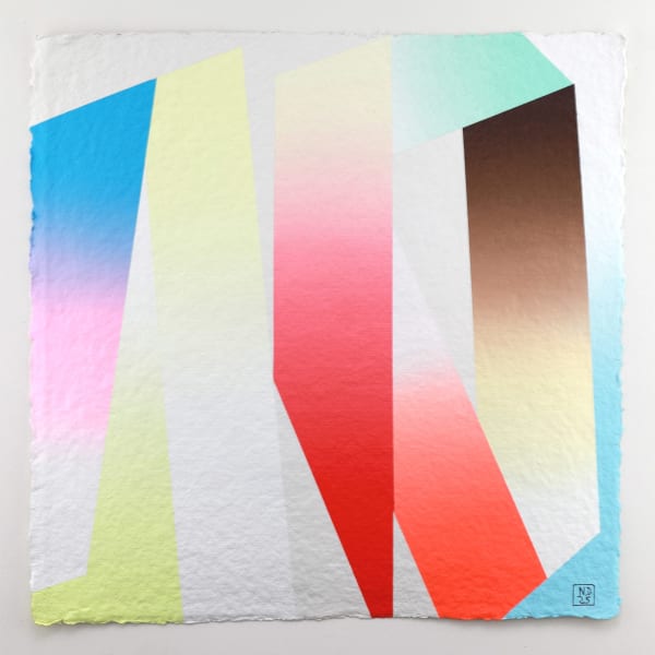 Nicolas Dubreuille Ref 714 Encadré 62 x 62 cm