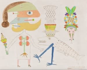Victor Brauner, Poisson d'Honneur, 1948
