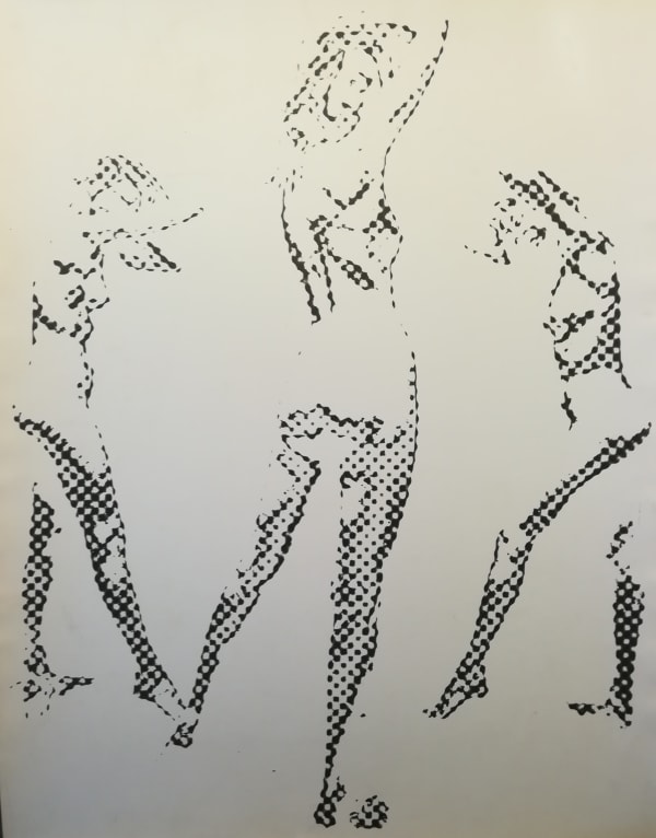 Erwin Blumenfeld, 3 nudes, dots,, 1953