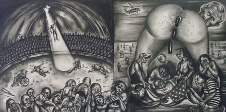 Herded into the Superdome/Bush Shits on the People