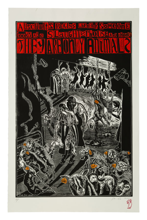 Auschwitz Begins Whenever Someone Looks at a Slaughterhouse and Thinks