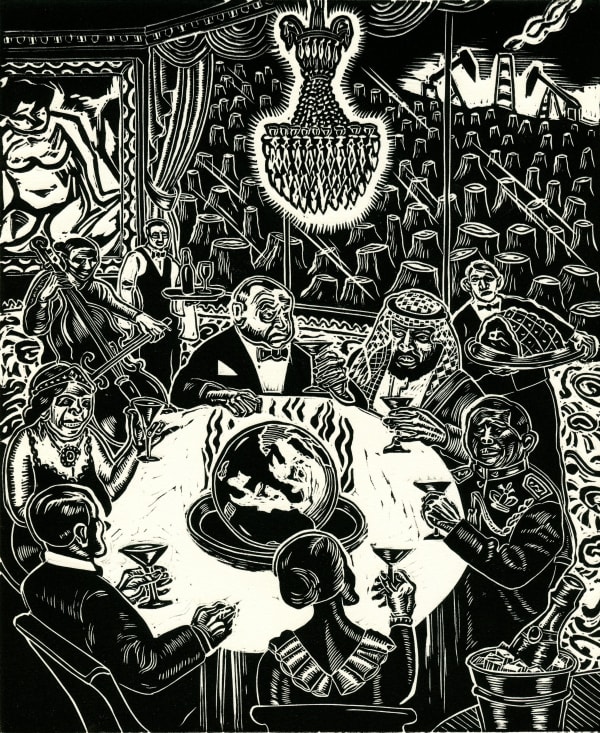 Sue Coe, The Toast, 2021