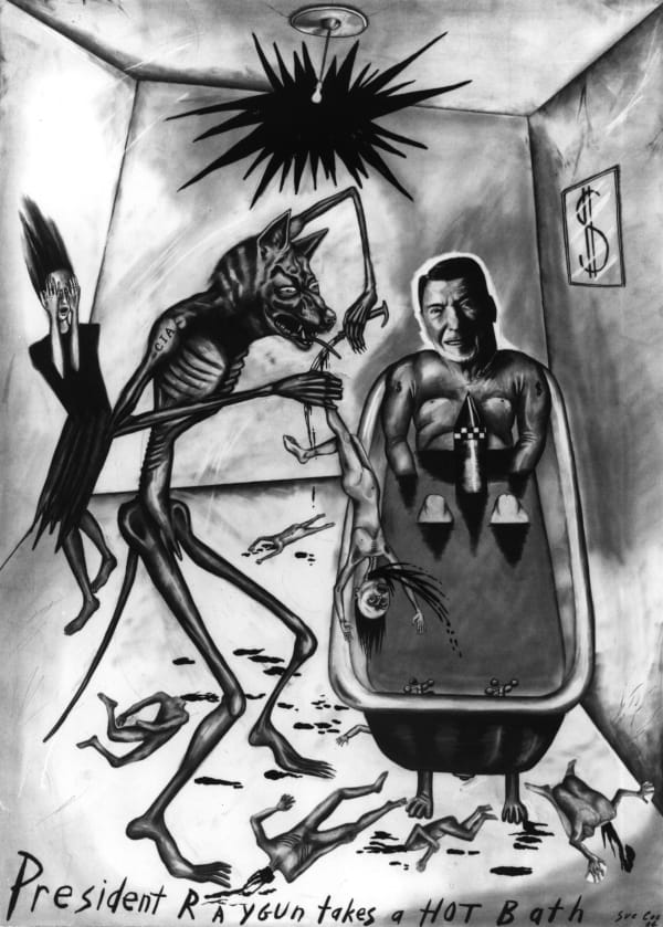 President Raygun Takes a Hot Bath