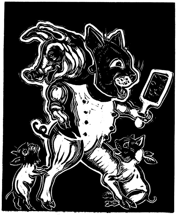 Pigs Wear Cat Masks