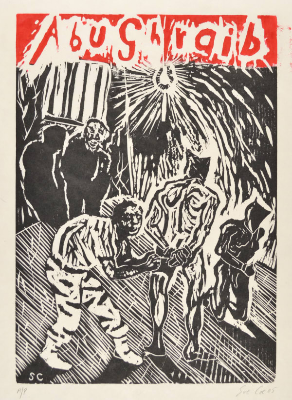 Abu Ghraib, 2005 Colored woodcut on natural Kitakata paper 15 5/8 x 11 1/4 in (39.7 x 28.6 cm) Edition of 23 plus 7 artist's proofs Series: Iraq
