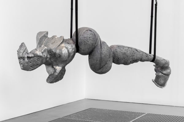 Lena Henke Unforced Error, 2025 Aluminium 80 x 250 x 68 cm 31 1/2 x 98 3/8 x 26 3/4 in Edition of 5 plus 2 AP