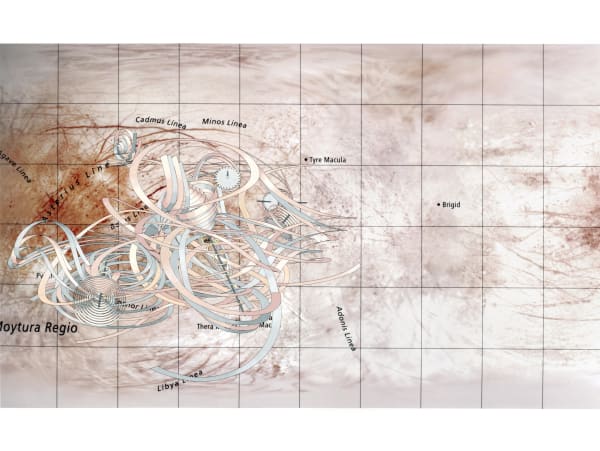 Alice Aycock_From the Series Entitled, Sum Over Histories Timescape #1 Over Europa (One of Jupiter's Moons)