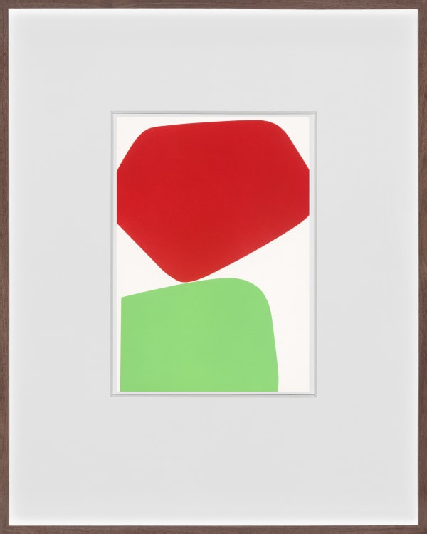 Albrecht Schnider Ohne Titel, 2017 Spraypaint on paper Paper size: 21 x 14.8 cm | 8 1/4 x 5 7/8 in Framed dimensions: 41.3 x 33 x 3.5 cm | 16 1/4 x 13 x 1 3/8 in