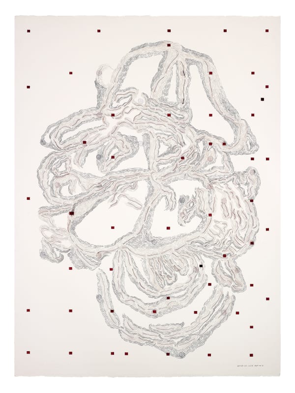 Dieter Appelt Partitur No. 4, 2017 ink on paper 72.5 x 56 cm 28 8/16 x 22 1/16 ins