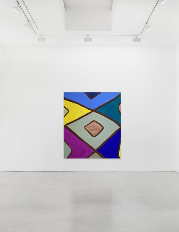 Marina Adams Like Thelonious, 2023 Acrylic on linen 198 × 173 cm 78 × 68 in