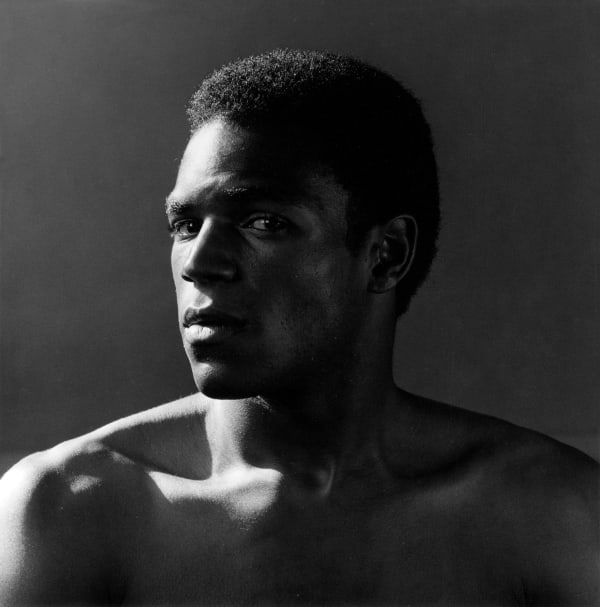Robert Mapplethorpe Keith Clark, 1984 Silver gelatin print Image size: 38.4 x 38 cm | 15 1/8 x 15 in Paper size: 50.8 x 40.6 cm | 20 x 16 in Framed dimensions: 71.3 x 68.7 x 2.8 cm | 28 1/8 x 27 x 1 1/8 in Edition 2/10
