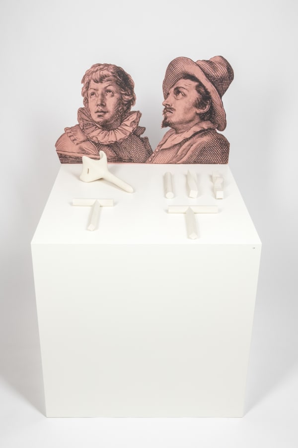 Michael Müller Beobachter, 2014 digital print on aluminum