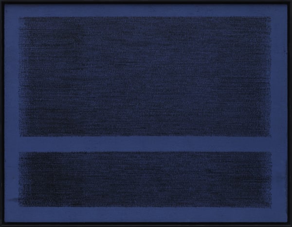 Idris Khan Realities in my Past, 2019 oil based ink on gesso and aluminum panel 50 x 65 x 2.5 cm 19 10/16 x 25 9/16 x 0 15/16 ins