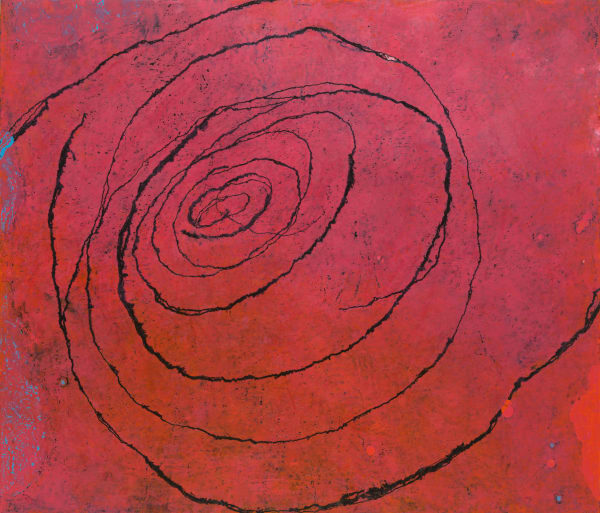 Paco Knöller jetzt, 2022 Oil crayon and lacquer on wood 140 x 163 x 6 cm 55 1/8 x 64 1/8 x 2 3/8 in