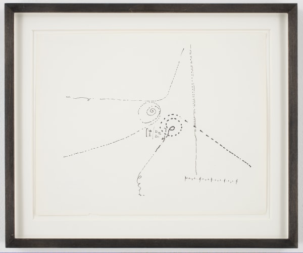 Gordon Matta-Clark Energy Forms (notebook), 1974 ink on paper 22.9 x 29.5 cm 9 1/16 x 11 9/16 ins