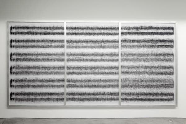 Idris Khan A,D. 959 B,D. 960 C,D. 958... After Franz Schubert, 2007 Digital C-Type mounted on aluminium 533 x 229 cm 209 13/16 x 90 2/16 ins