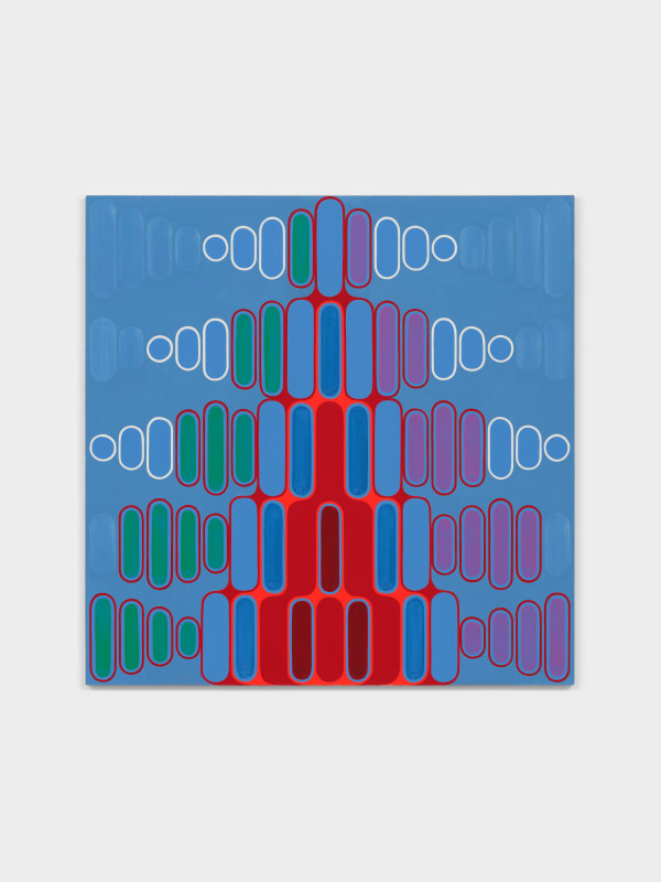 Dan Walsh Meddle, 2025 acrylic on canvas 139.7 x 139.7 cm 55 x 55 in