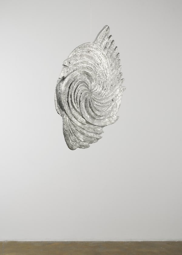 Kiki Smith Spiral Nebula (Large), 2017 aluminum 81.3 x 63.5 x 5.6 cm 32 x 25 x 2 1/4 in