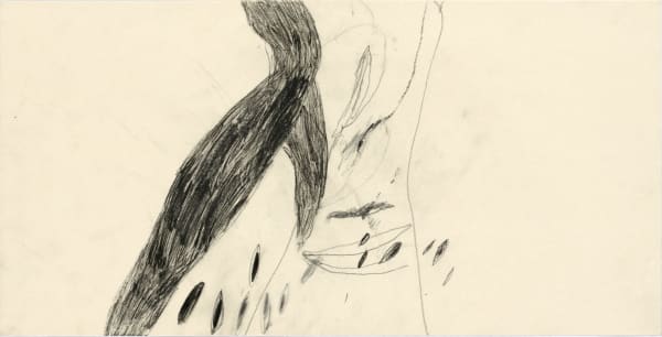 Z606_2000__bis _zum_aeussersten_Ende_des_Mundes__Bleistift_auf Papier_30x59cm