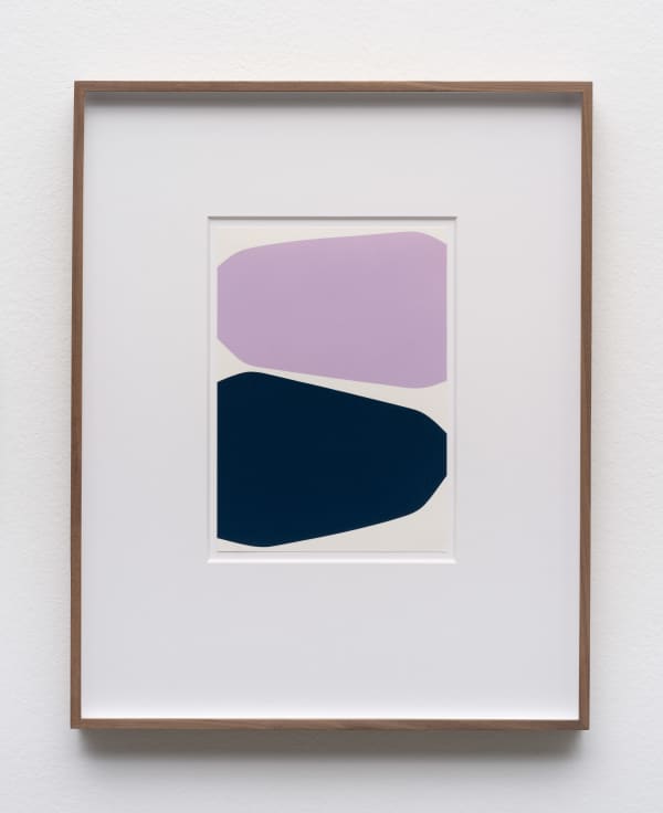 Albrecht Schnider Ohne Titel, 2023 Spraypaint on paper Paper size: 21 x 14.8 cm | 8 1/4 x 5 7/8 in Framed dimensions: 41.3 x 33 x 3.5 cm | 16 1/4 x 13 x 1 3/8 in