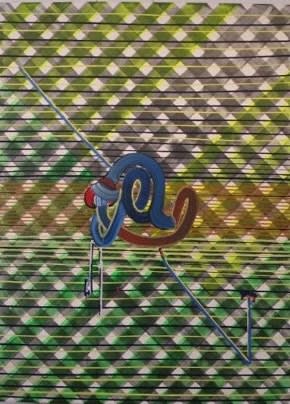 Juan Uslé Garabamanthis-Manga, 2010 Vinyl , dispersion and dry pigment pigment on canvas 275 x 205 cm 108 4/16 x 80 11/16 ins
