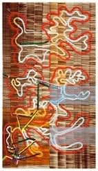 Juan Uslé Travieso de Cali, 2010 Vinyl , dispersion and dry pigment pigment on canvas 198 x 112 cm 77 15/16 x 44 1/16 ins