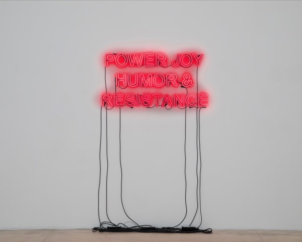 Monica Bonvicini, Power Joy Humor Resistance, 2021