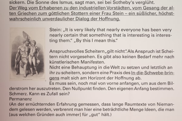 Michael Müller Wandtext, 2012-2014 digital print on paper