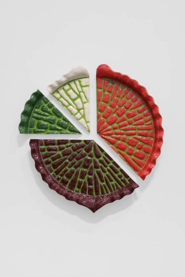 Lena Henke Biodiversity, 2022 Glazed ceramic 70 (d) x 5 cm 27 1/2 (d) x 2 in