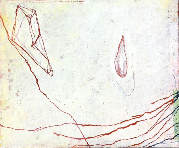 Paco Knöller H442, 2016/17 Oil crayon and lacquer on wood 70 x 85 x 4 cm 27 1/2 x 33 1/2 x 1 5/8 in