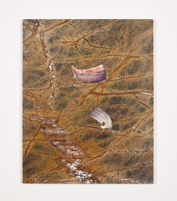 Pieter Vermeersch Untitled, 2016 oil on marble 80.5 x 64.1 x 2 cm 31 3/4 x 25 1/4 x 3/4 in
