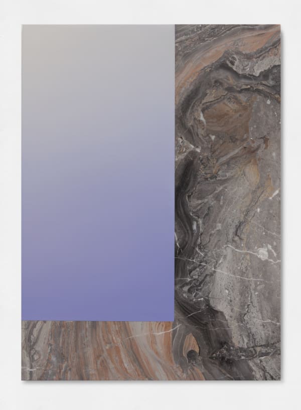 Pieter Vermeersch Untitled, 2019 oil on marble 65 x 47.5 x 2 cm 25 5/8 x 18 3/4 x 3/4 in