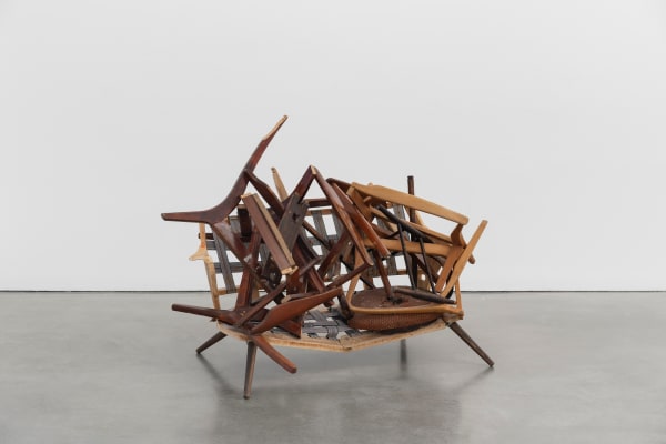 Angela de la Cruz, Barricade (Sofa), 2023