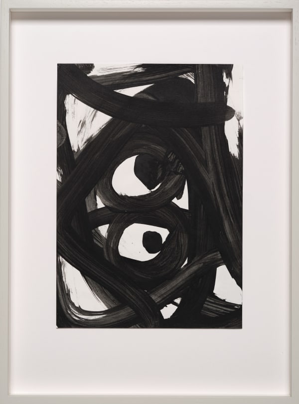 Albrecht Schnider Ohne Titel, 2022 Acrylic on paper Paper size: 21 x 14 cm | 8 1/4 x 5 1/2 in Framed dimensions: 31.4 x 23.3 x 3.5 cm | 12 3/8 x 9 1/8 x 1 3/8 in