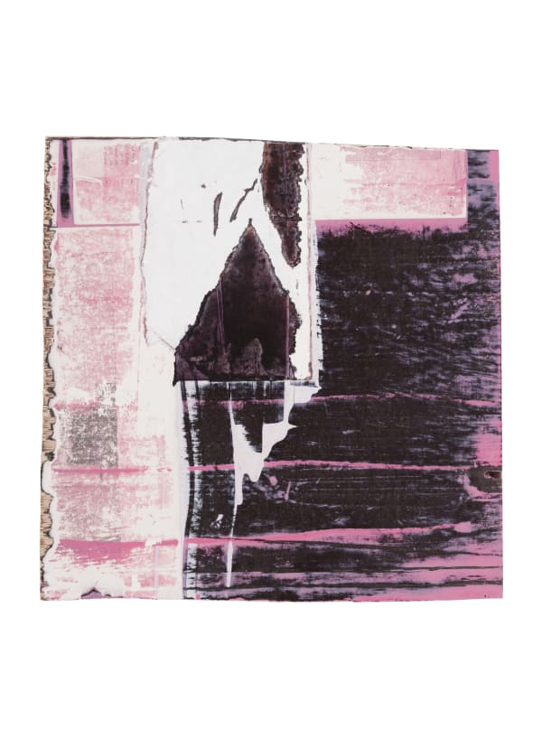 Danilo Dueñas Town, 2014 painted and sanded wood 31.2 x 31.3 cm 12 4/16 x 12 5/16 ins