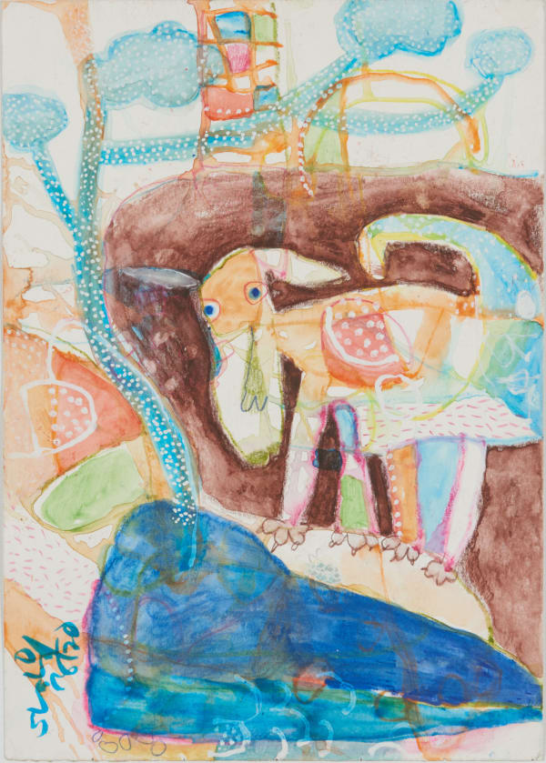 Shahid Parvez, Near the pool, 2021