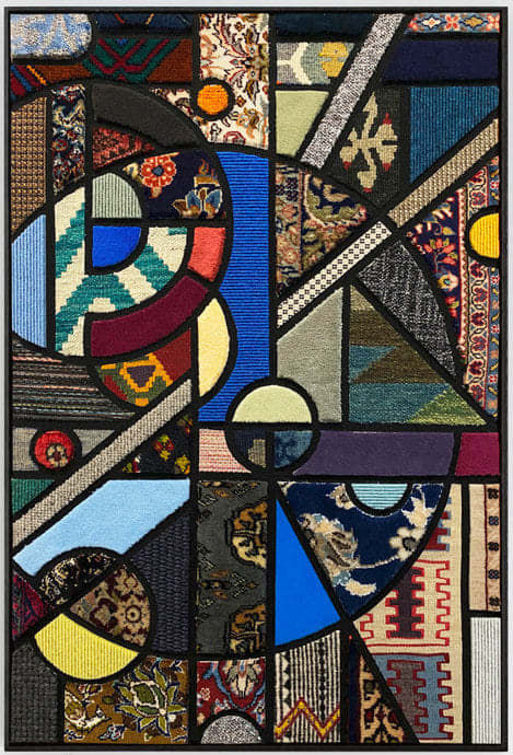 Nevin Aladağ, Social Fabric, blue breeze, 2020