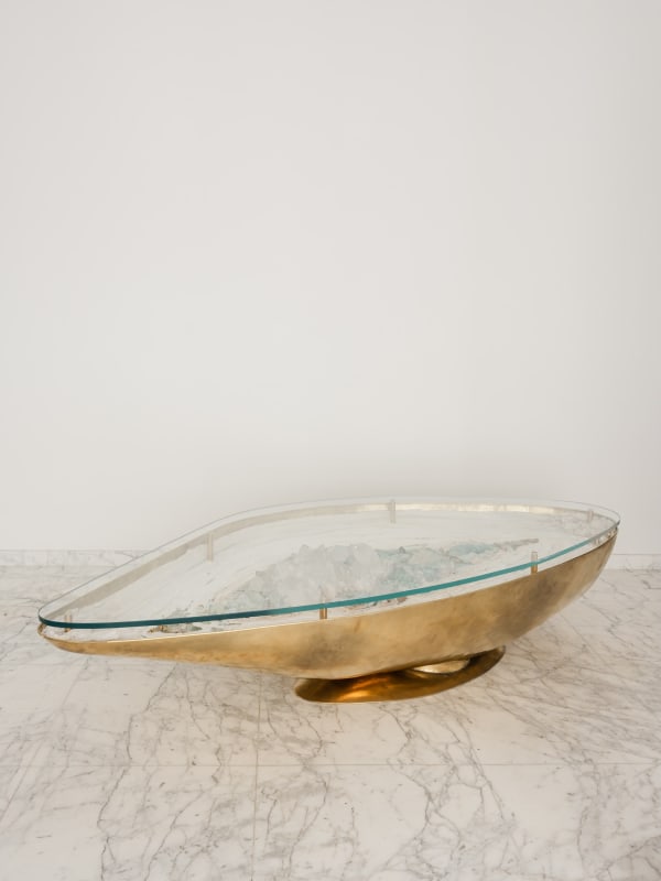Béatrice Serre, "Terra Incognita" coffee table, 2025