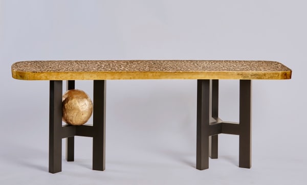 Ado Chale, "Volcanique" console, c. 1980